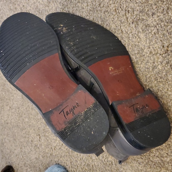 Men's Gray Suede Boots - Picture 2 of 8